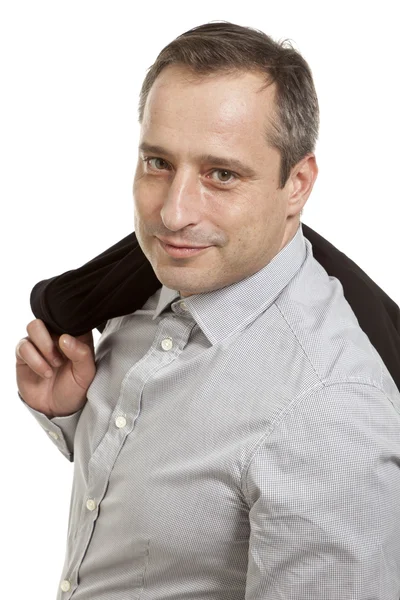 Zakenman in shirt — Stockfoto