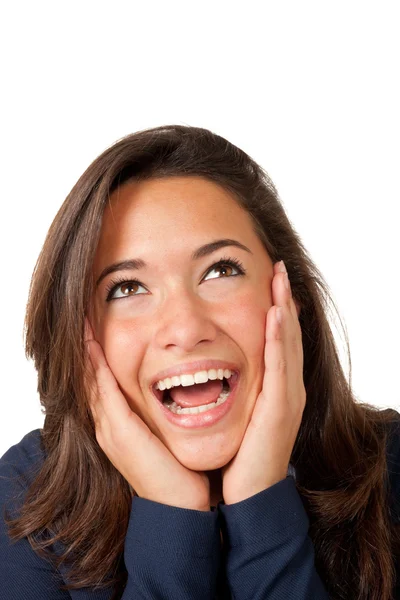 Surprised young woman — Stock Photo, Image