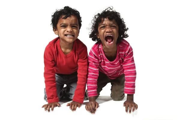 Счастливые индийские дети — стоковое фото