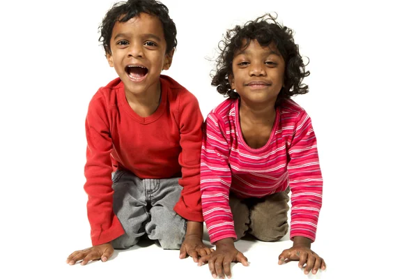 Niños indios felices — Foto de Stock