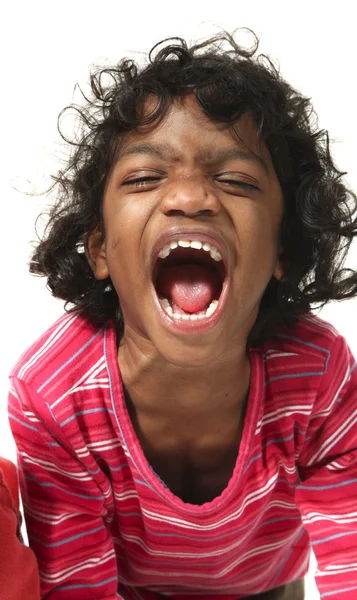 Portrait of little Indian girl — Stock Photo, Image