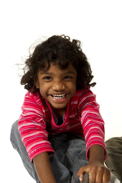 印第安小女孩的画像 — 图库照片