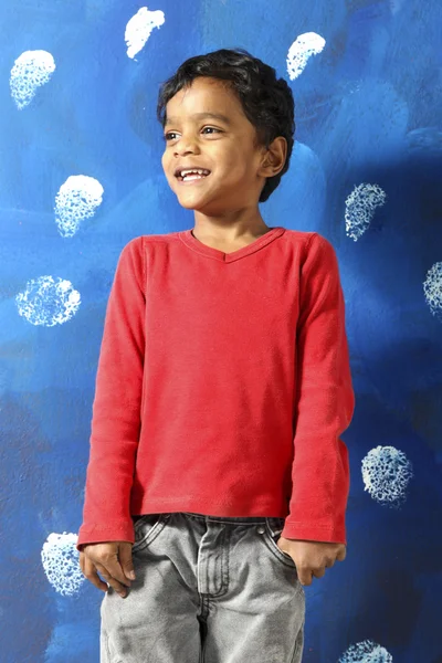 Portrait of happy little boy — Stock Photo, Image