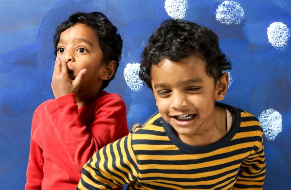 Niños indios felices — Foto de Stock