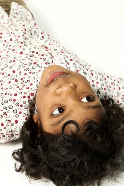 Retrato de menina indiana — Fotografia de Stock