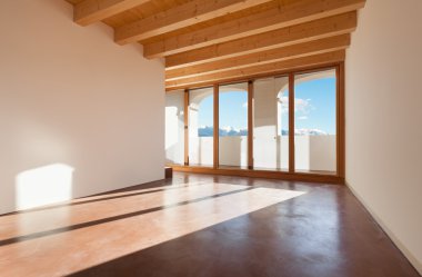 Klasik boş loft, iç