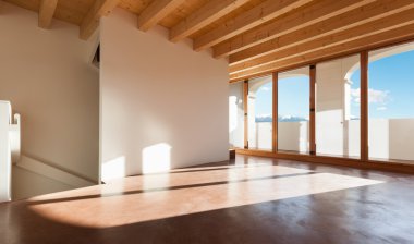 Klasik boş loft, iç