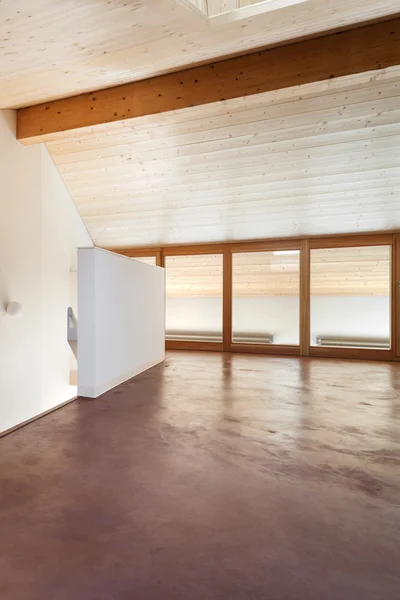 Loft, iç mekan, Oda görünümü — Stok fotoğraf