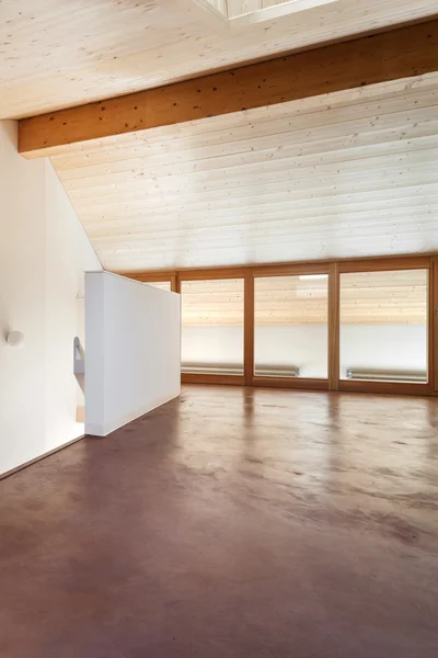 Loft, intérieur, vue sur la chambre — Photo