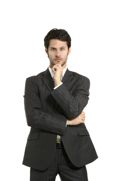 Thinking businessman — Stock Photo, Image