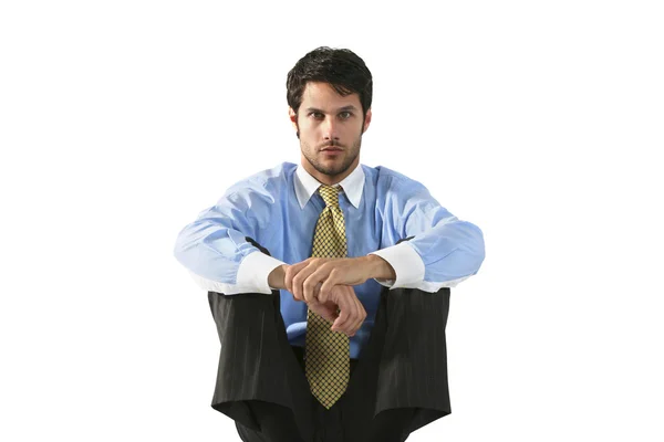 Businessman sitting — Stock Photo, Image