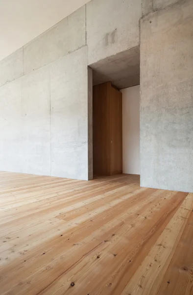 Pokój z widokiem, betonowe ściany — Zdjęcie stockowe