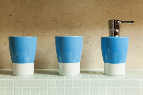 Obiekty ceramiczne łazienka — Zdjęcie stockowe