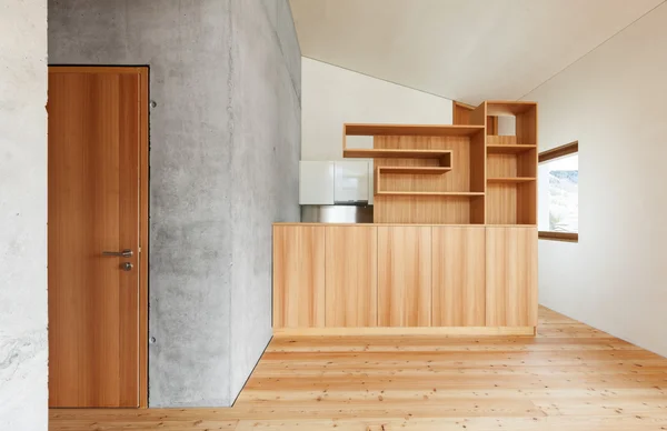 室内现代小木屋 — 图库照片