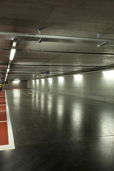 New underground parking — Stock Photo, Image