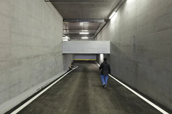 Tunnel di parcheggio — Foto Stock