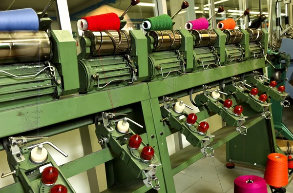 Industriële textielfabriek — Stockfoto