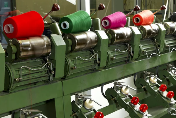 Průmyslové textilní továrna — Stock fotografie