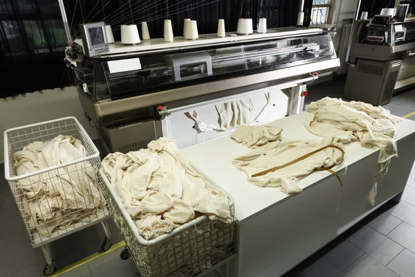 Fábrica textil industrial, jersey — Foto de Stock