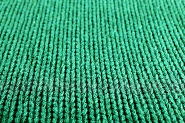 Zelená vlněná tkanina — Stock fotografie