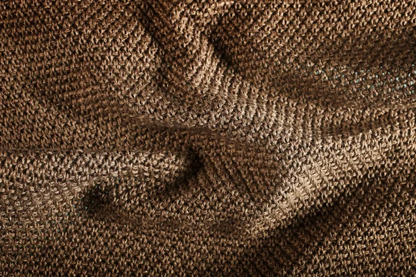Tissu laine marron — Photo