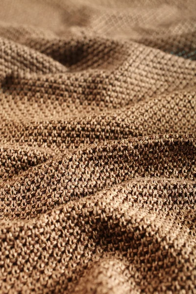 Tissu laine marron — Photo