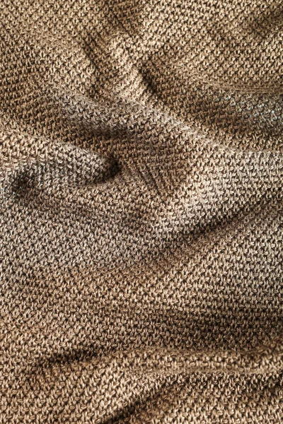 Woolen fabric brown — Stock Photo, Image