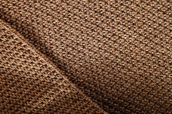 Вовняні тканини коричневого — стокове фото