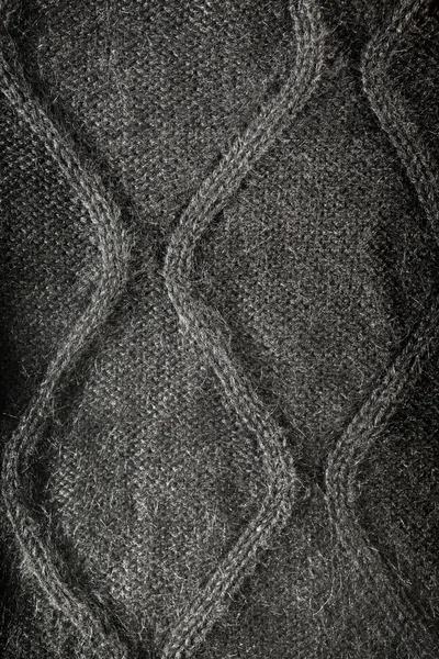 Woolen fabric gray detail — Stock Photo, Image