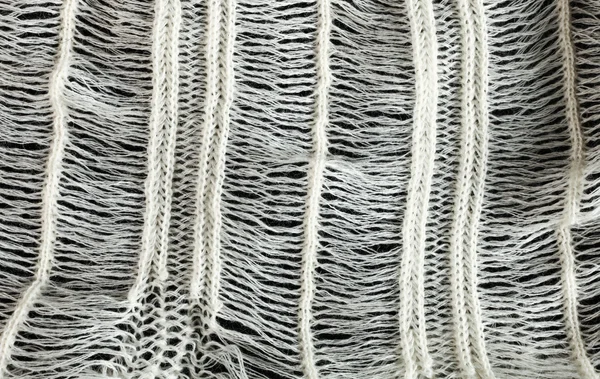 Woolen fabric white detail — Stock Photo, Image