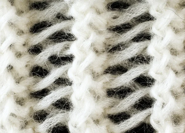 Tessuto di lana bianco dettaglio — Foto Stock