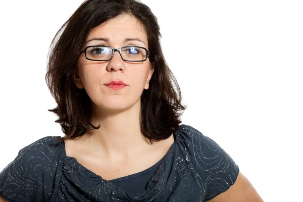 Mujer con gafas graduadas —  Fotos de Stock