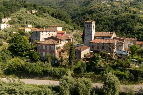 Casa Casa Campo Pleno Verano Con Hermoso Jardín Piscina Toscana — Foto de Stock