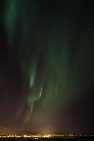 北极光，北极光 — 图库照片