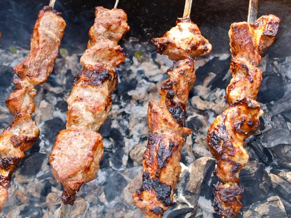 ızgara kavrulmuş kebap