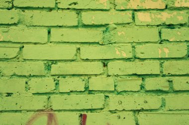 yeşil tuğla arka plan