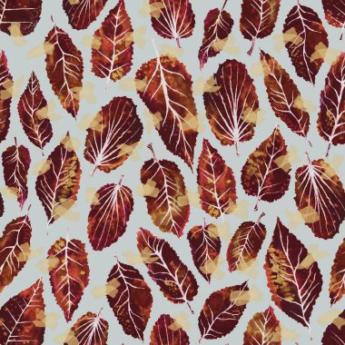 Suluboya kusursuz desen bırakır. Soyut stil kusursuz desen bırakır. Duvar kağıdı, tekstil dekoru ve herhangi bir tasarım için sonsuz bir motif.