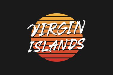 Virgin Adaları harf dizaynı