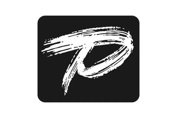 P Logo tasarımı — Stok Vektör