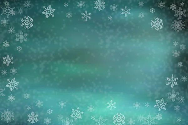 Schneeflocken Winter Hintergrunddesign — Stockfoto