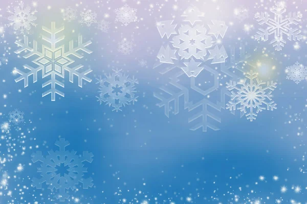 Snowflakes Χειμώνα Σχεδιασμό Φόντου — Φωτογραφία Αρχείου