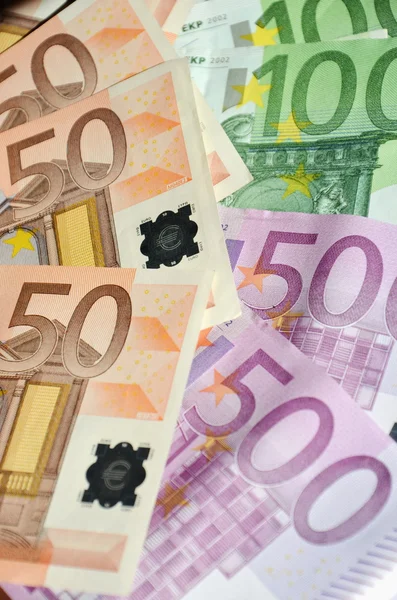 Billets en euros — Photo