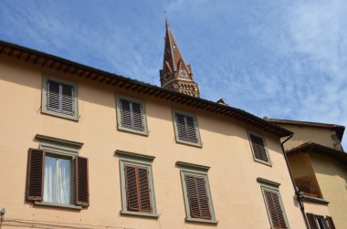 İtalya'da eski bina cephe