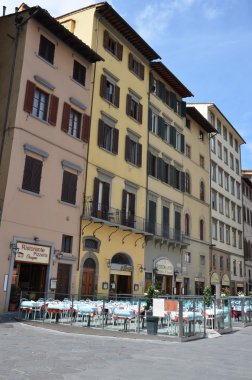 İtalya'da eski bina cephe