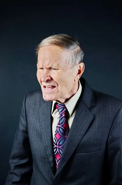 Hombre enojado gritando — Foto de Stock