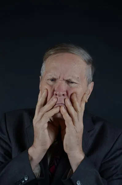 Unhappy Businessman — Stock Photo, Image