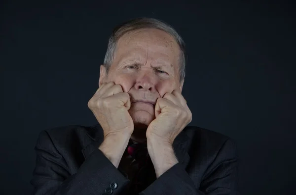 Thoughtful businessman — Stock Photo, Image