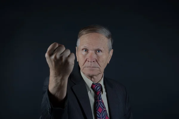 Businessman with Fist — Stock Photo, Image