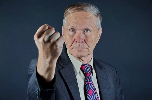 Businessman with Fist — Stock Photo, Image