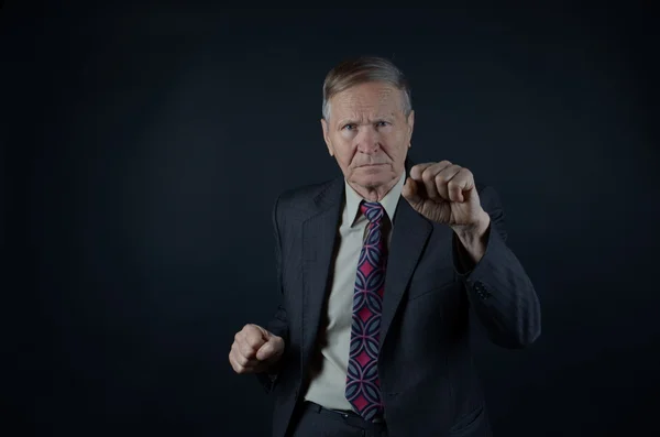 Businessman fighting — Stock Photo, Image